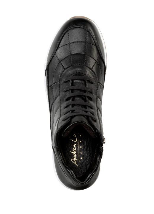 - Andrea Conti Schnür-Bootie mit trendiger Steppung, in Größe 036 bis 042, in Farbe SCHWARZ Ansicht 2