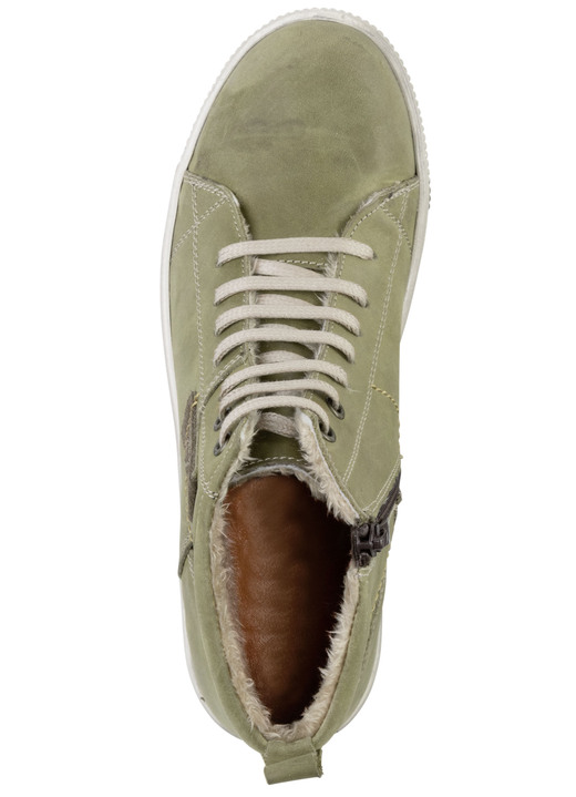 Stiefel & Stiefeletten - ELENA EDEN Schnür-Bootie aus Nubukleder, mit Leder-Applikation Ansicht 10 Stiefel & Stiefeletten - ELENA EDEN Schnür-Bootie aus Nubukleder, mit Leder-Applikation, in Größe 036 bis 042, in Farbe JEANS Ansicht 10