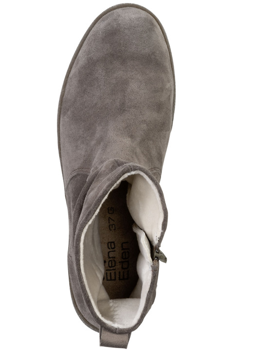 - ELENA EDEN Stiefelette aus weichem Veloursleder, in Größe 036 bis 042, in Farbe SCHLAMM Ansicht 2
