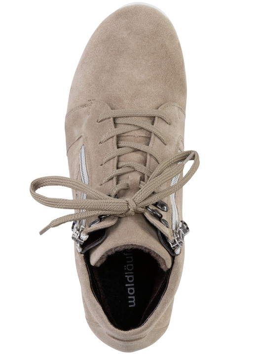 - Waldläufer Schnür-Bootie mit seitlichen Glitzersteinchen, in Größe 3 1/2 bis 8, in Farbe SANDBEIGE Ansicht 2