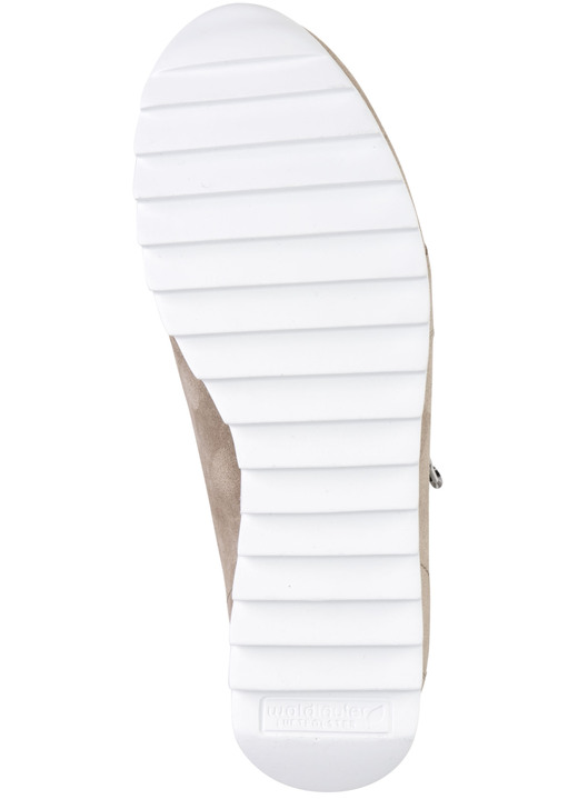 - Waldläufer Schnür-Bootie mit seitlichen Glitzersteinchen, in Größe 3 1/2 bis 8, in Farbe SANDBEIGE Ansicht 3