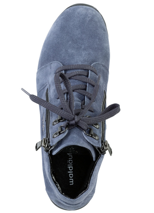 - Waldläufer Schnür-Bootie mit seitlichen Glitzersteinchen, in Größe 3 1/2 bis 8, in Farbe JEANS Ansicht 2