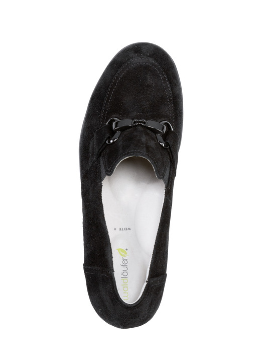 Pumps & Ballerina - Waldläufer, bequemer Damen-Trotteur, Weite H, mit herausnehmbarem Fußbett, in Größe 3 1/2 bis 8, in Farbe SCHWARZ Ansicht 2