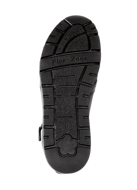 - ELENA EDEN Schnürschuh aus Nappa- und Knautschlackleder, in Größe 036 bis 042, in Farbe SCHWARZ Ansicht 3