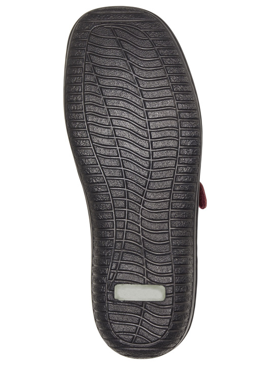 Slipper & Schnürschuhe - ELENA EDEN, bequeme Damen-Slipper, Weite G, mit herausnehmbarem Fußbett, in Größe 036 bis 043, in Farbe BURGUND Ansicht 3