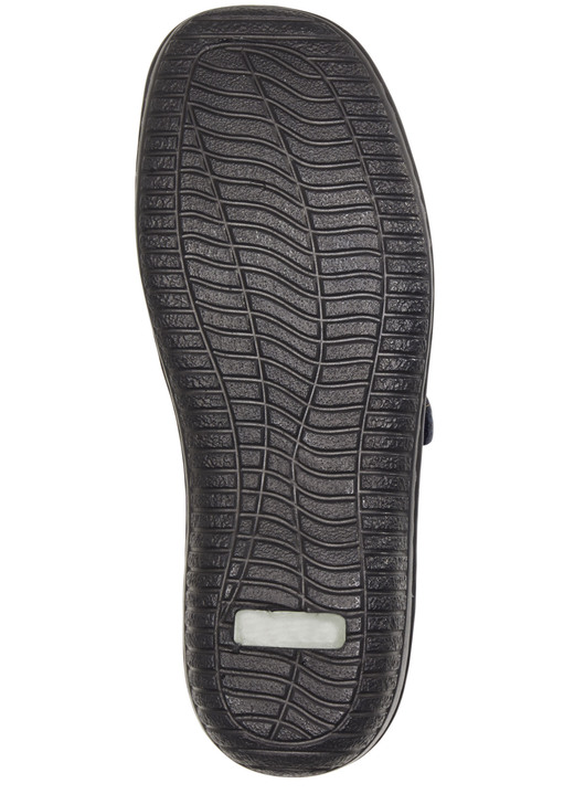 Slipper & Schnürschuhe - ELENA EDEN, bequeme Damen-Slipper, Weite G, mit herausnehmbarem Fußbett, in Größe 036 bis 043, in Farbe MARINE Ansicht 3