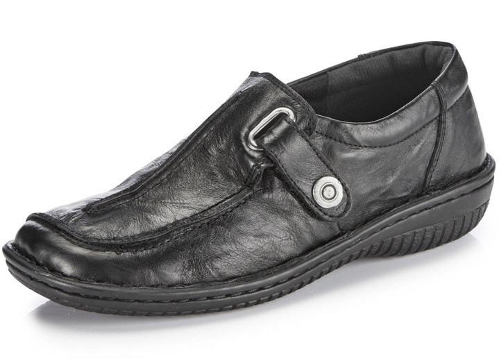 Slipper & Schnürschuhe - ELENA EDEN, bequeme Damen-Slipper, Weite G, mit herausnehmbarem Fußbett, in Größe 036 bis 043, in Farbe BURGUND Ansicht 7