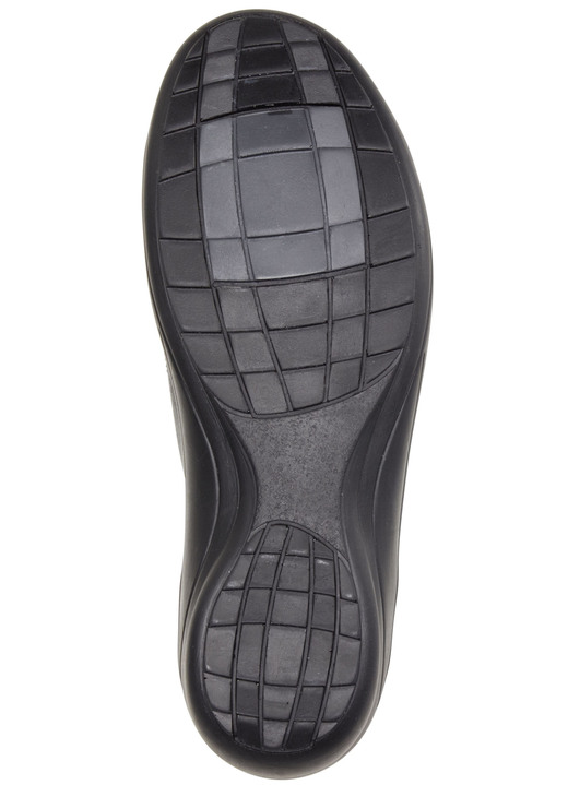 Slipper & Schnürschuhe - ELENA EDEN Slipper aus Nubukleder, in Größe 036 bis 042, in Farbe SCHWARZ Ansicht 3