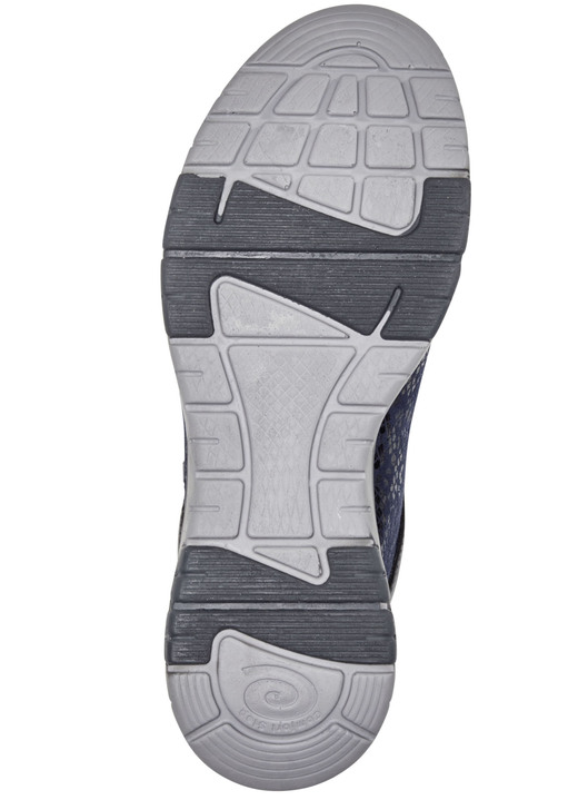 - ELENA EDEN Sneaker mit glänzend bedrucktem Elastikmaterial, in Größe 036 bis 042, in Farbe MARINE Ansicht 3