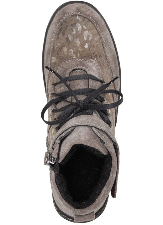 Stiefel & Stiefeletten - ELENA EDEN Schnür-Bootie aus Veloursleder, in Größe 036 bis 042, in Farbe TAUPE Ansicht 2