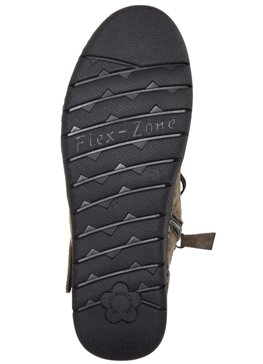 Stiefel & Stiefeletten - ELENA EDEN Schnür-Bootie aus Veloursleder, in Größe 036 bis 042, in Farbe TAUPE Ansicht 3