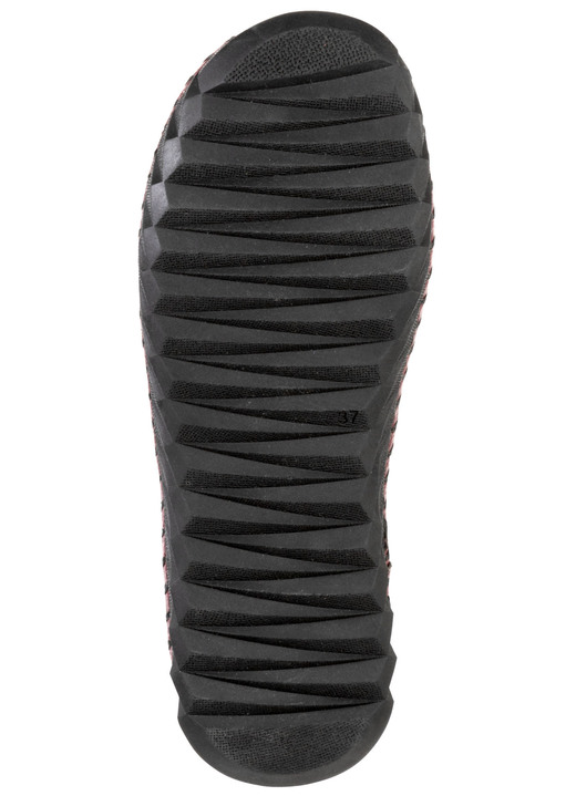 Stiefel & Stiefeletten - Gemini Bootie aus dezent schattiertem Rind-Nappaleder, in Größe 036 bis 042, in Farbe SCHWARZ-BORDEAUX Ansicht 3