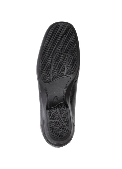 - ELENA EDEN Slipper aus Nappaleder, in Größe 035 bis 042, in Farbe SCHWARZ-BURGUND Ansicht 3