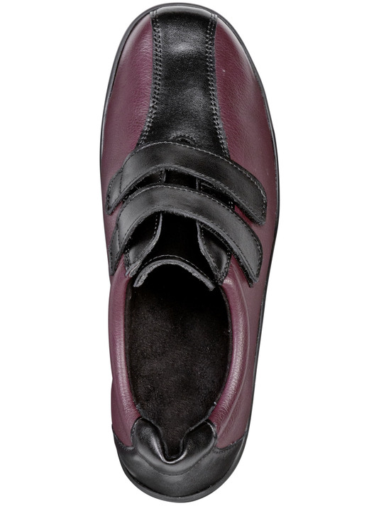 - ELENA EDEN Slipper aus Nappaleder, in Größe 036 bis 042, in Farbe BORDEAUX-SCHWARZ Ansicht 2