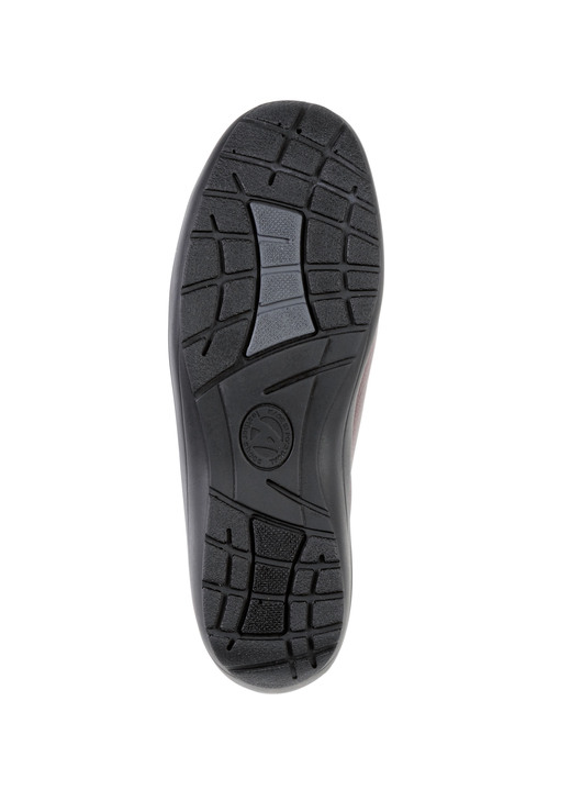 - ELENA EDEN Slipper aus Nappaleder, in Größe 036 bis 042, in Farbe BORDEAUX-SCHWARZ Ansicht 3