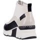 Stiefel & Stiefeletten - Rieker, stylische Damen-Boots, Weite G, mit Reißverschluss, in Größe 036 bis 042, in Farbe ECRU-SCHWARZ – Farbe ECRU-SCHWARZ – Ansicht 6