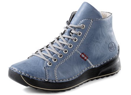 Rieker, sportive Damen-Boots, Winterschuhe, mit Reißverschluss