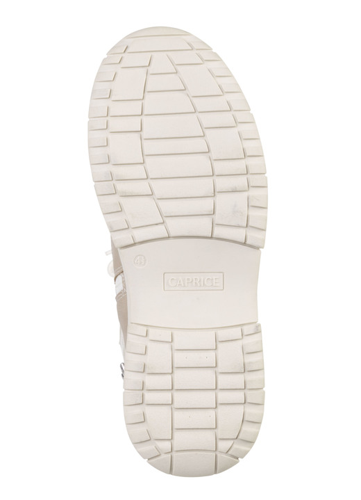 Stiefel & Stiefeletten - Caprice Stiefel mit schimmerndem Textilmaterial Ansicht 3 Stiefel & Stiefeletten - Caprice Stiefel mit schimmerndem Textilmaterial, in Größe 3 1/2 bis 8, in Farbe PERLWEISS-TAUPE Ansicht 3