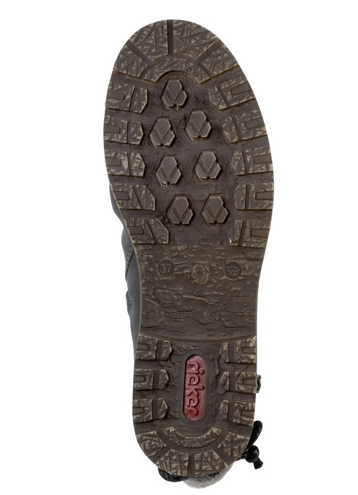 Stiefel & Stiefeletten - Rieker Stiefel aus Nubukmaterial, in Größe 036 bis 042, in Farbe ANTHRAZIT-SCHWARZ Ansicht 3