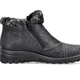 Stiefel & Stiefeletten - Rieker, gefütterte Damen-Boots, Winterschuhe, mit Reißverschluss, in Größe 036 bis 042, in Farbe SCHWARZ – Farbe SCHWARZ – Ansicht 4