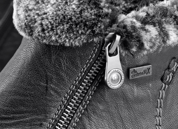 Stiefel & Stiefeletten - Rieker, gefütterte Damen-Boots, Winterschuhe, mit Reißverschluss, in Größe 036 bis 042, in Farbe SCHWARZ Ansicht 8