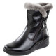 Stiefel & Stiefeletten - ELENA EDEN, gefütterte Damen-Stiefeletten, Winterschuhe, Weite H, mit Lammfell , in Größe 036 bis 041, in Farbe BEIGE – Farbe SCHWARZ – Ansicht 1
