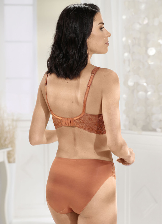 - Nina von C. BH aus elastischer Spitze, in Größe 075 bis 090, in Cup A, in Farbe BERNSTEIN Ansicht 3