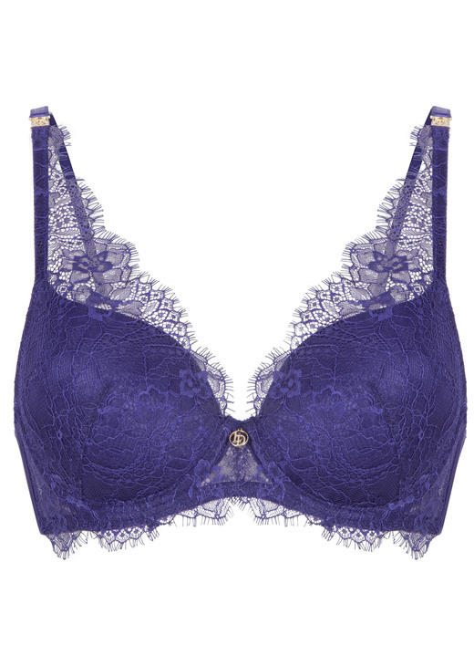Bügel-BH - LingaDore Bügel-BH mit zarter Spitze Ansicht 2 Bügel-BH - LingaDore Bügel-BH mit zarter Spitze, in Größe 070 bis 085, in Cup B, in Farbe SAPHIR Ansicht 2