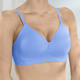 Soft-BH - Naturana BH mit gepolsterten Cups – Farbe AZURBLAU Soft-BH - Naturana BH mit gepolsterten Cups, in Größe 075 bis 100, in Cup A, in Farbe ZARTROSÉ