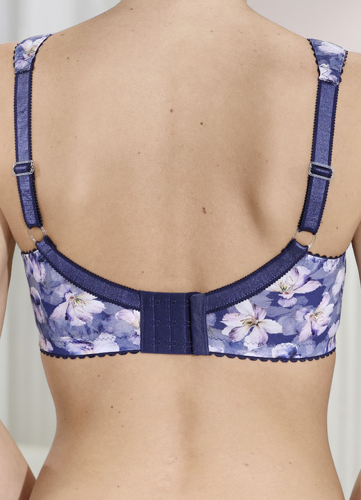 - BH mit buntem Floraldessin, in Größe 080 bis 120, in Cup C, in Farbe MARINE-ROSÉ-BUNT Ansicht 2