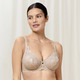 Damen - Triumph Amourette Bügel-BH mit Elastikspitze, in Größe 075 bis 100, in Cup D, in Farbe WEISS – Farbe PUDER – Ansicht 6