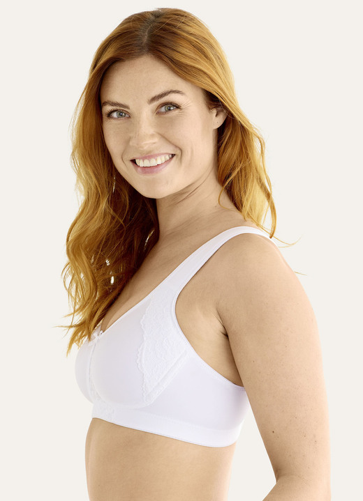 - Swegmark of Sweden BH, in Größe 075 bis 100, in Cup B, in Farbe WEISS Ansicht 2