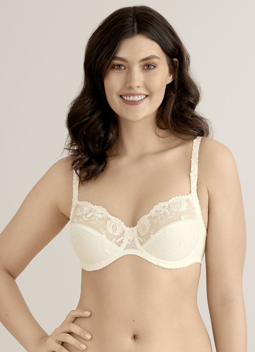 BH mit Spitze - Felina Conturelle-Bügel-BH mit Stickereispitze Ansicht 6 BH mit Spitze - Felina Conturelle-Bügel-BH mit Stickereispitze, in Größe 070 bis 100, in Cup G, in Farbe WEISS Ansicht 6