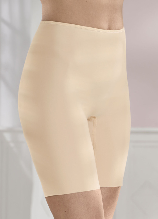 Miederhosen & Hüfthalter - Miss Mary Longpants mit Wincool Fasern, in Größe 038 bis 056, in Farbe BEIGE Ansicht 2