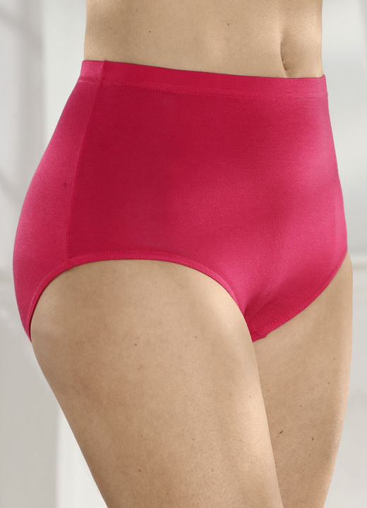 Slips - Viererpack Slips mit Gummizug im Bund, in Größe 038 bis 056, in Farbe 4X WEISS Ansicht 4