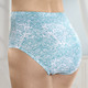 Slips - Viererpack Slips mit Druckdessin, in Größe 038 bis 056, in Farbe WEISS-TÜRKIS – Farbe WEISS-TÜRKIS – Ansicht 2