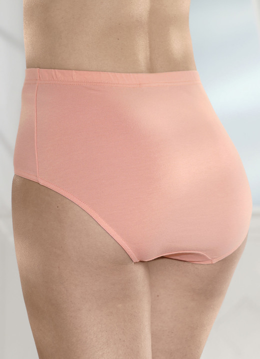 Slips - Viererpack Slips mit Gummizug Ansicht 2 Slips - Viererpack Slips mit Gummizug, in Größe 038 bis 056, in Farbe APRICOT Ansicht 2