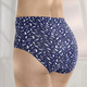 Slips - Viererpack Slips mit farbharmonischem Druckdessin, in Größe 038 bis 056, in Farbe MARINE-BUNT – Farbe MARINE-BUNT – Ansicht 2