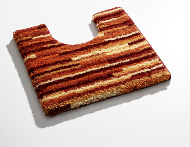 Badgarnituren - Badgarnitur  mit rutschhemmender Rückseite, in Größe 100 (Vorleger halbrund, 50/ 80 cm) bis 112 (WC-Deckelbezug, 47/ 50 cm), in Farbe BLAU Ansicht 6