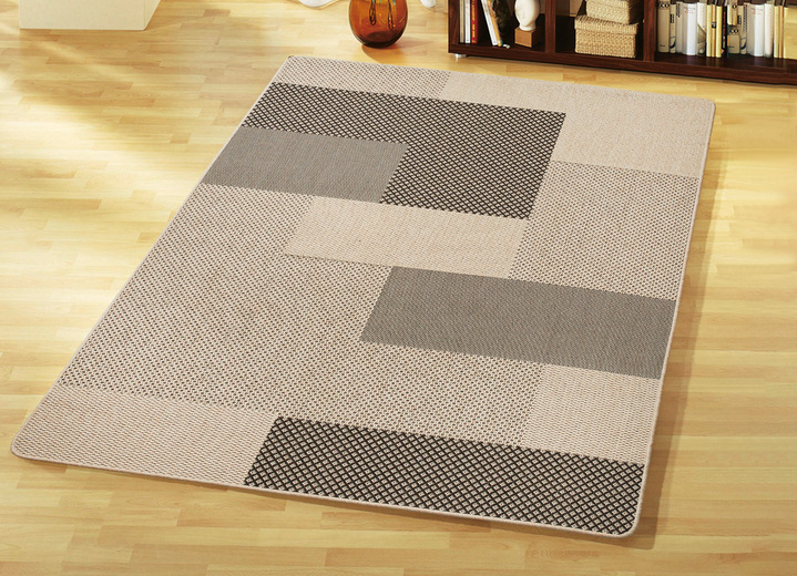 Modern - Pflegeleichte Teppiche für den Innen- und Außenbereich, in Größe 111 (Brücke, 60x110 cm) bis 282 (Teppich, 200x290 cm), in Farbe ANTHRAZIT Ansicht 3