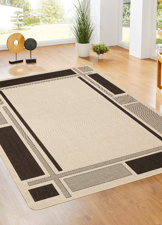 Modern - Brücken und Teppiche für den Innen- und Außenbereich, in Größe 111 (Brücke, 60x110 cm) bis 282 (Teppich, 200x290 cm), in Farbe BEIGE Ansicht 1