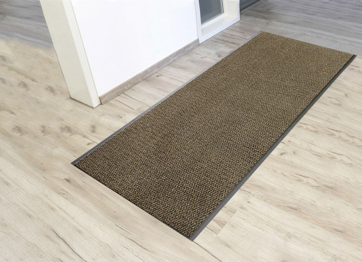 Garten - Vielseitiger Schmutzfangläufer nach Ihren Wunschmaßen, in Größe 104 (Läufer, 120 cm breit) bis 105 (Läufer, 90 cm breit), in Farbe BLAU Ansicht 5