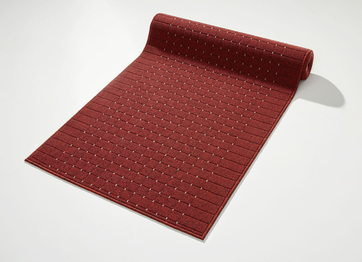 Teppiche - Läufer in Wunschlänge mit rutschhemmender Latex-Rückseite, in Größe 102 (67 cm breit) bis 106 (100 cm breit), in Farbe BEIGE Ansicht 3