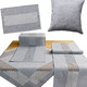 Tischdecken - Tischdecke mit dekorativer Lochstanzung – Farbe GRAU – Ansicht 1 Tischdecken - Tischdecke mit dekorativer Lochstanzung, in Größe 135 (2x Platzset, 30/ 45 cm) bis 404 (Kissenbezug, 40/ 40 cm), in Farbe WEISS – Farbe GRAU – Ansicht 1