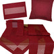 Tischdecken - Tischdecke mit dekorativer Lochstanzung – Farbe ROT – Ansicht 1 Tischdecken - Tischdecke mit dekorativer Lochstanzung, in Größe 135 (2x Platzset, 30/ 45 cm) bis 404 (Kissenbezug, 40/ 40 cm), in Farbe WEISS – Farbe ROT – Ansicht 1