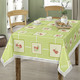 Gartentischdecken - Pflegeleichte Wachstuch-Tischdecke, in Größe 108 (Tischdecke, 80/ 80 cm) bis 140 (Tischdecke, 140/210 cm), in Farbe ROT – Farbe GRÜN – Ansicht 1