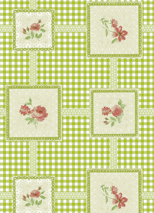 Gartentischdecken - Pflegeleichte Wachstuch-Tischdecke, in Größe 108 (Tischdecke, 80/ 80 cm) bis 140 (Tischdecke, 140/210 cm), in Farbe ROT Ansicht 8