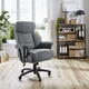 Chefsessel / Bürostuhl - Komfortabler XXL-Chefsessel – Farbe GRAU Chefsessel / Bürostuhl - Komfortabler XXL-Chefsessel, in Farbe GRAU