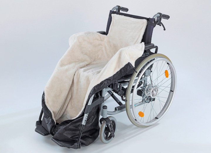 Mobilität - Rollstuhl-Wärmesack hält trocken und warm bei Schmuddelwetter, in Farbe SCHWARZ Ansicht 3