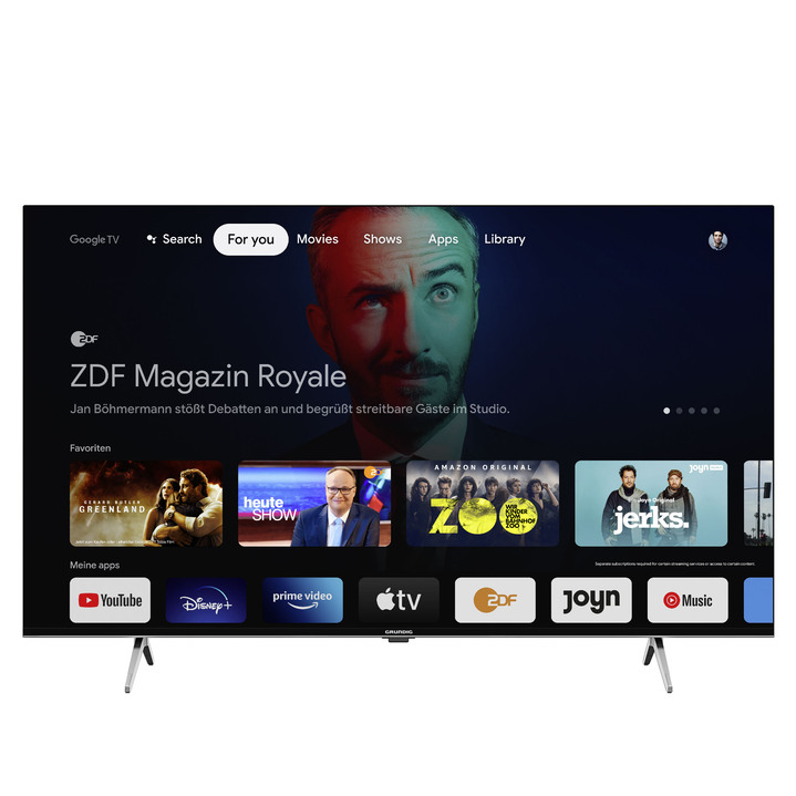 - Grundig LED-Fernseher, in Farbe SCHWARZ Ansicht 2